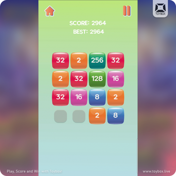 Play 2048 with Toybox